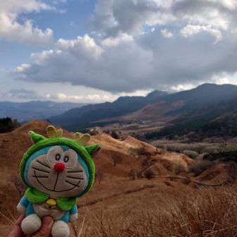 スタートしてから、激坂激登りしかない😫
１２月中旬やのに滝汗に🥵帽子のつばから、汗がポタポタ💧💧

くぅ～😵‍💫アスファルト道やけど、走れん💦
全然トレイルランじゃない😵
トレイルウォークに変更です🤭

よか景色に癒されるぅ✨