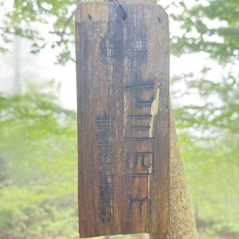 独標登頂734m