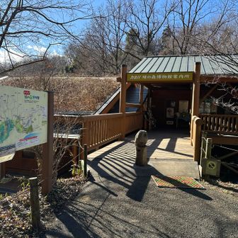 さいたま緑の森博物館に寄ってみた
係のお兄さんに声をかけられたので
下の暖炉のある展示室へ