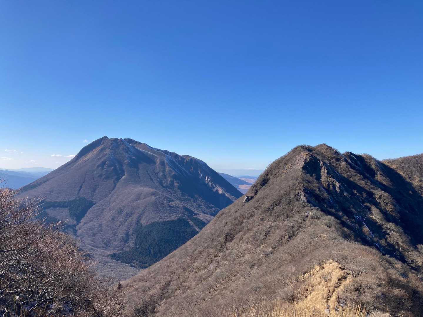 ロープウェイ登山口-火男火売神社-鶴見岳-南平台 往復コースの写真