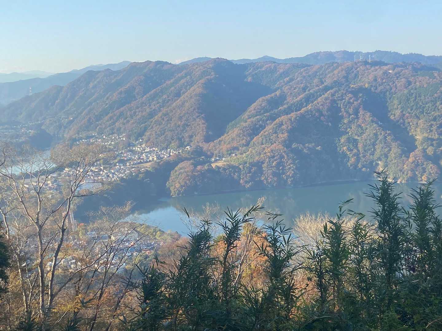 湖岸に家がたくさん建ち並んでいる