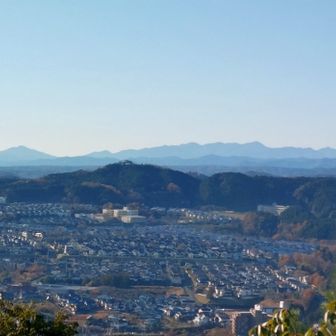 我らが丹沢山系の雄姿だ