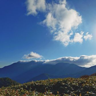 谷川岳に雲が引っかかってる
谷川岳がシューベルトみたい笑