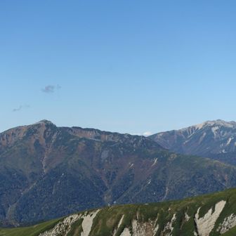 黒部五郎岳と薬師岳