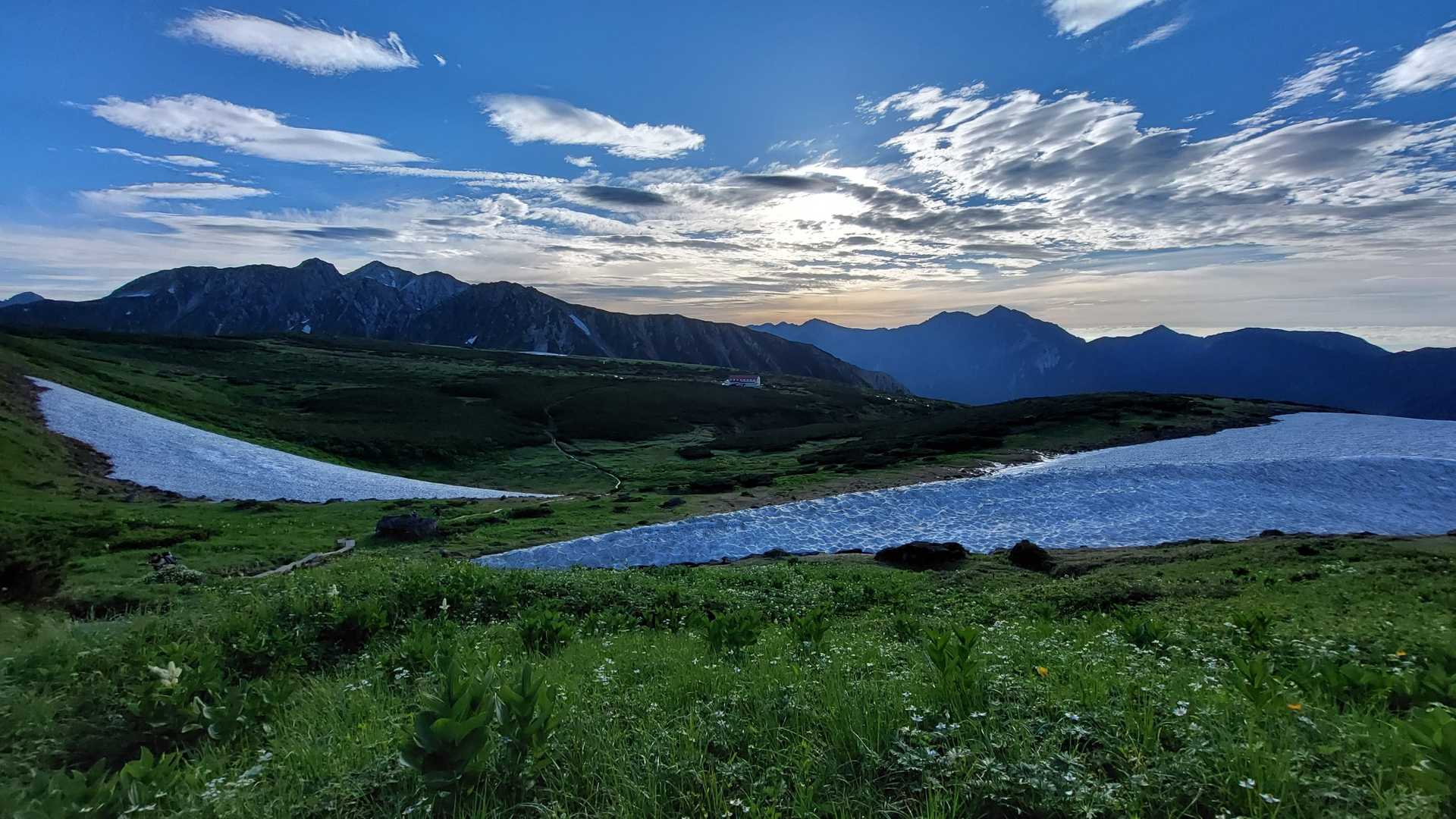 五色ヶ原-鳶山-越中沢乗越-越中沢岳-スゴ乗越 縦走コースの写真