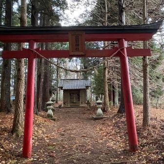 そう、山頂には羽山神社がありました