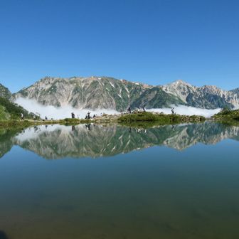 最高の逆さ白馬三山⛰️⛰️⛰️〜