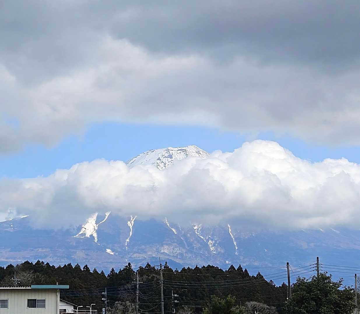 　🗻！　山頂！　見えました～　🤗