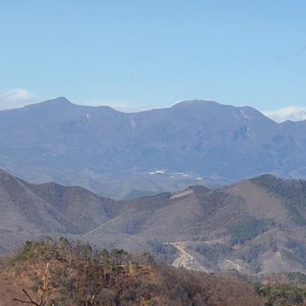 赤城山と仙人ヶ岳への稜線