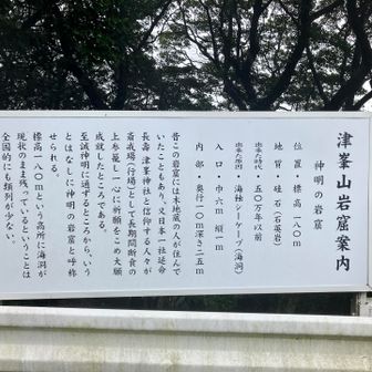 岩窟の説明