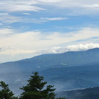 富士山🗻と蓼科山