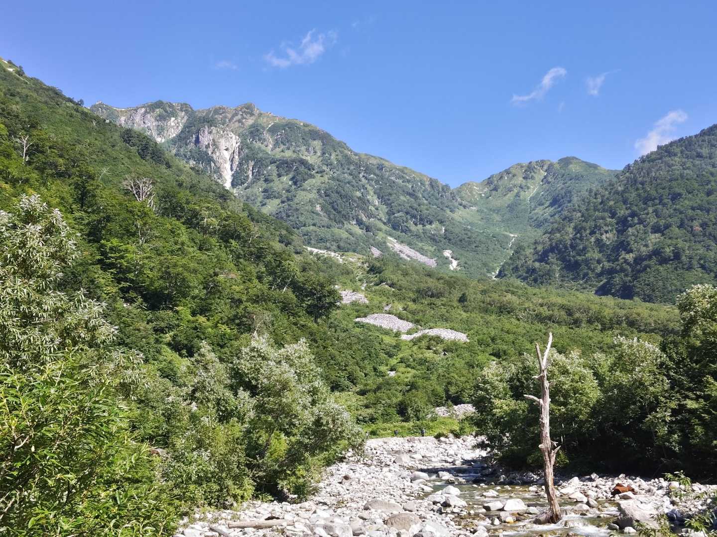 笠ヶ岳・双六岳・わさび平 登山道入口-笠新道登山口-小池新 往復コースの写真