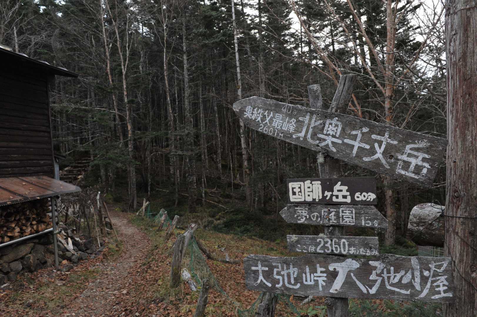 もうすでに標高2360mもあるんですね。