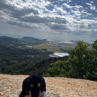 羊雲☁️🐏でしょうか？　これからも亀尾山、中岳、勘十郎岳にお世話になります🫡
