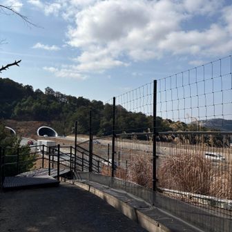 振り返って高速道路