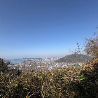 山頂から和歌浦から名草山
