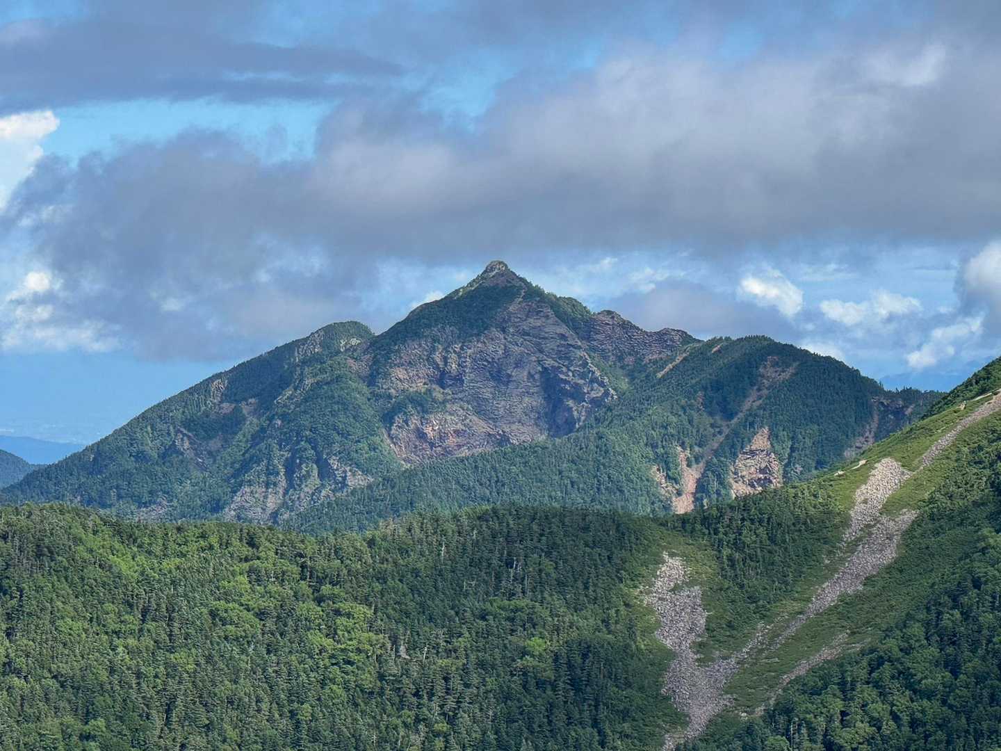 北沢峠-北沢峠バス停-栗沢山-アサヨ峰-仙水峠 周回コースの写真