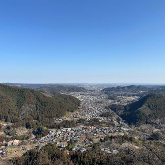 城山から展望良し