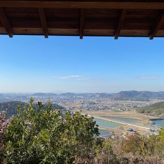 東屋から　一枚の絵みたい🖼️