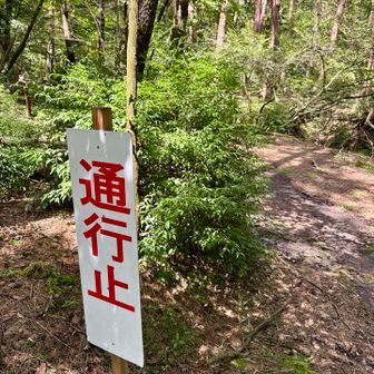 通行止め？
