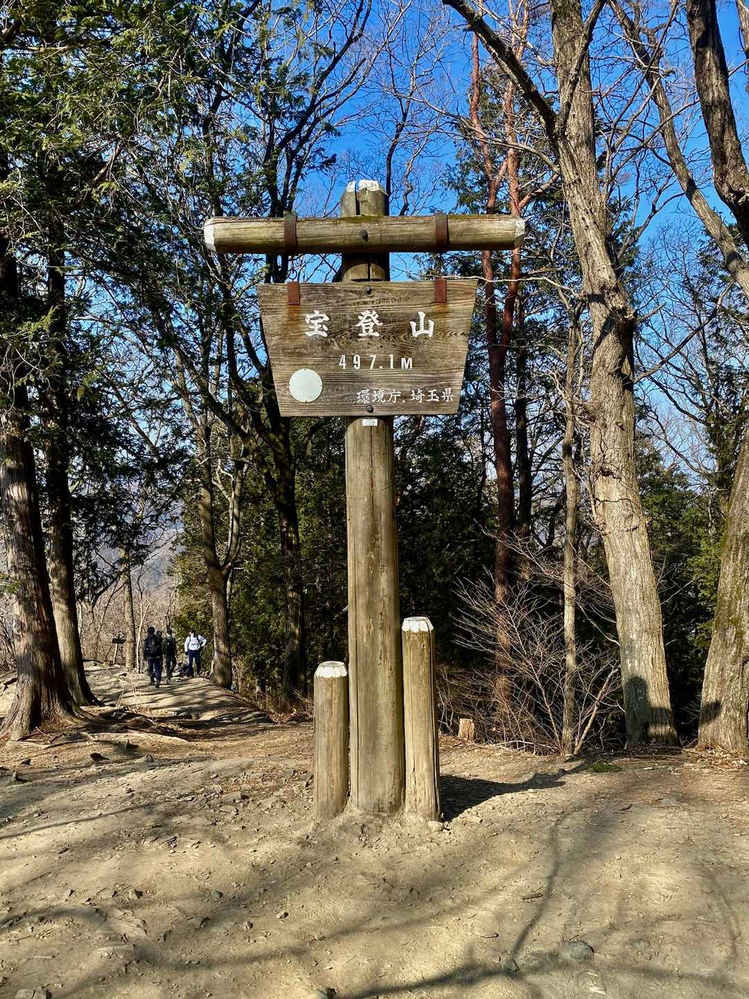宝登山の山頂になります😊
