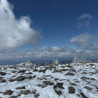 北アルプスが見えた👀❗️
手前が烏帽子岳🏔️
来年はあそこに行こうとM姉さんと約束しました✨
体力作りと生活改善🌀
今から痩せないと😆
小さな積み重ね大切です😅💦
亀ペースに🐢...お付き合いくださりありがとうございました🙇‍♀️