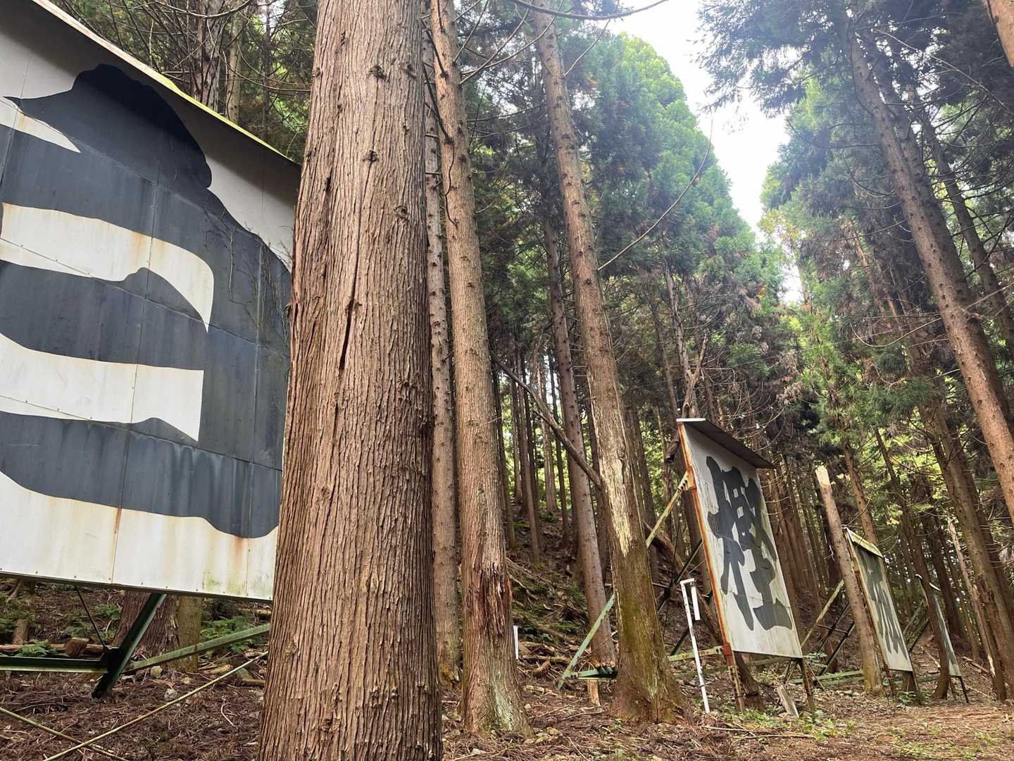 白樫城址の大看板