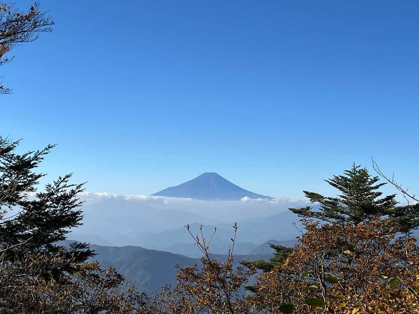 ふじさーん
11月なのにまだ積雪してない☃️