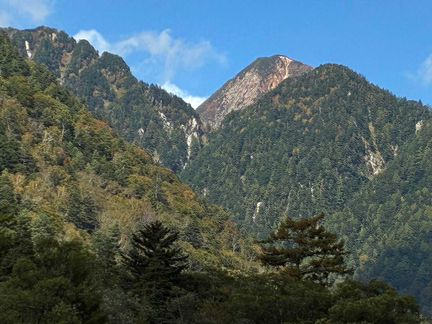 上高地バス停-河童橋-天狗池-南岳-長谷川ピーク-北穂高岳 往復コースの写真