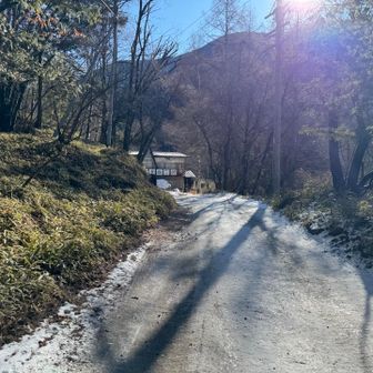 ダラダラと歩いていくと、やまのこ村が見えてきました。