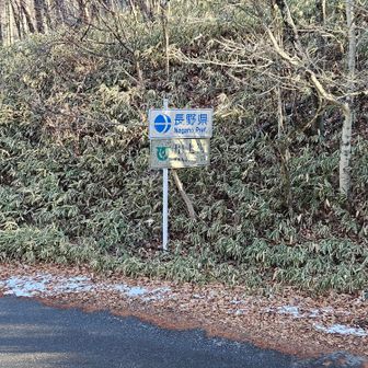 信州峠に到着❗
長野県との県境です😅

すれ違った方は1名のみ😆