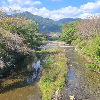水もきれいやし、のどかな風景がいい感じ✨
ここから鞍馬まで峠道を超えていく💦