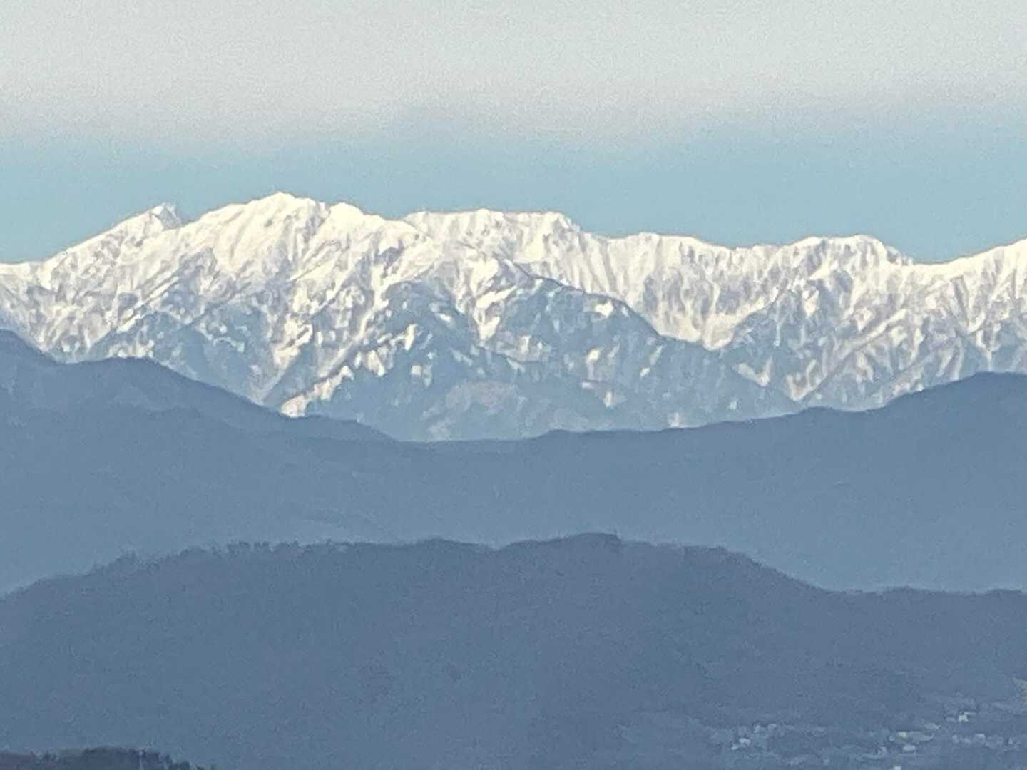 立山の峰々かね？ズーム