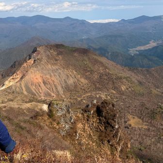 櫛ケ峰が低い位置に見える
