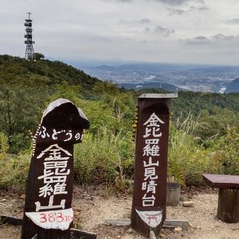 金比羅山山頂！