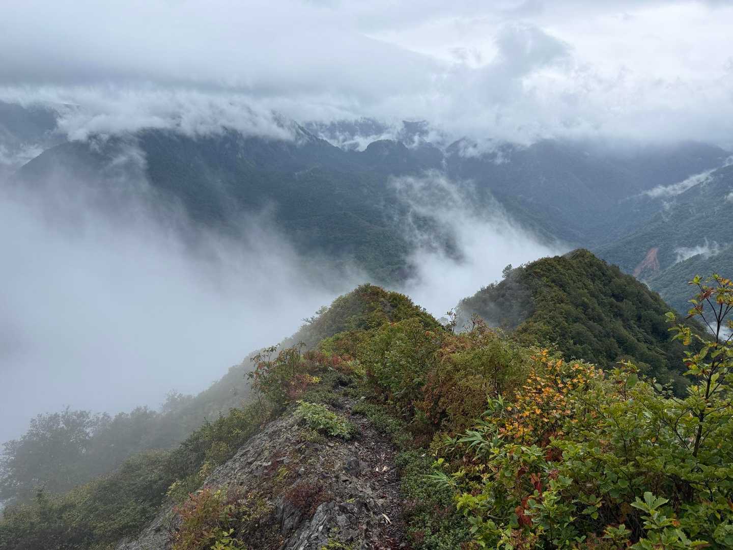 寒いのですぐ下山開始