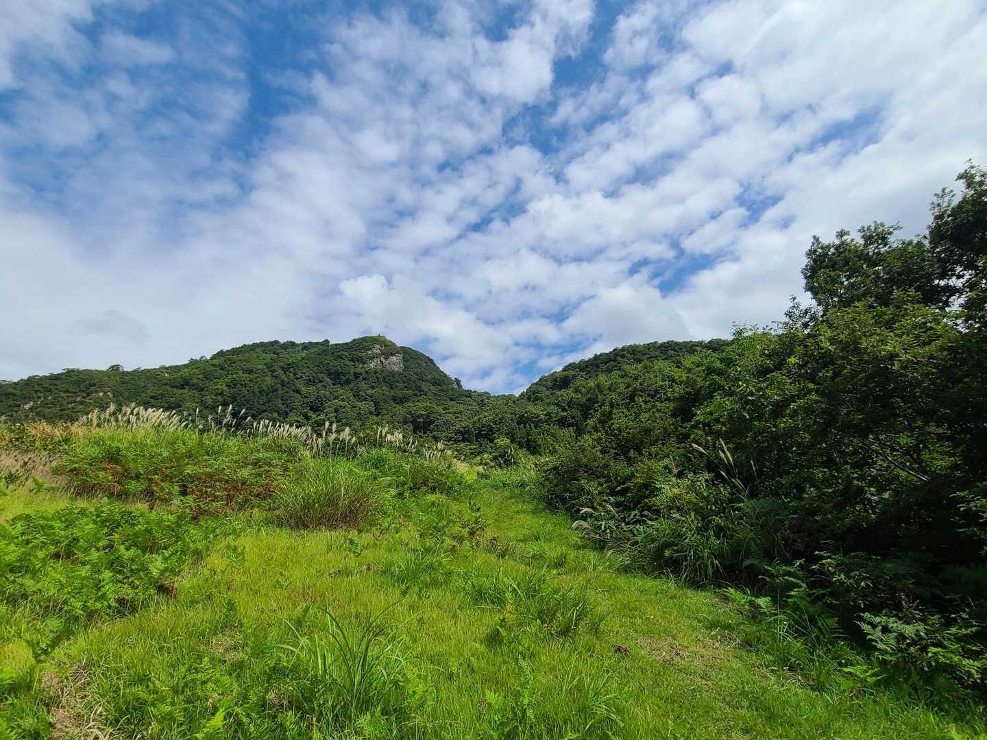 振り返って、今日も楽しい登山をありがとう😊