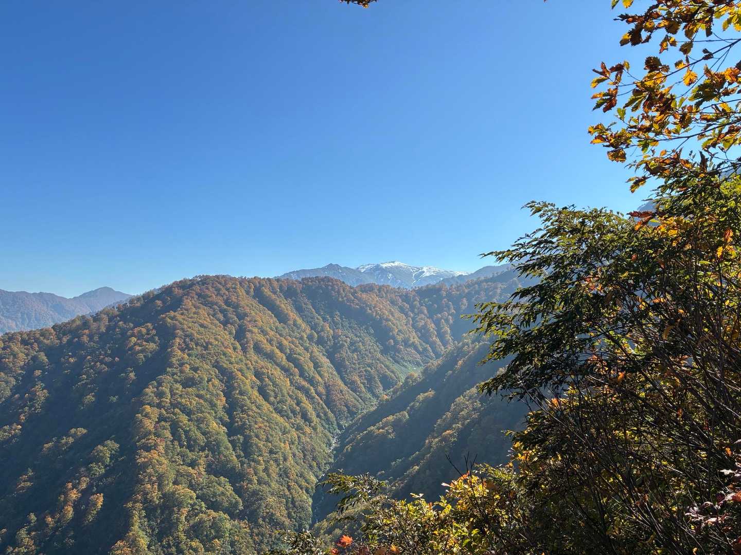 振り返って飯豊本山
ブラックスタートだったので行きは見えなかった