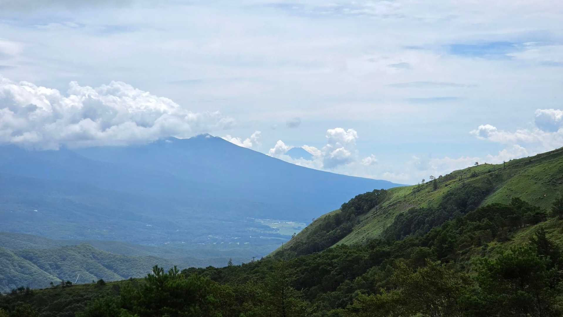 あっ！ちらり富士山🗻
