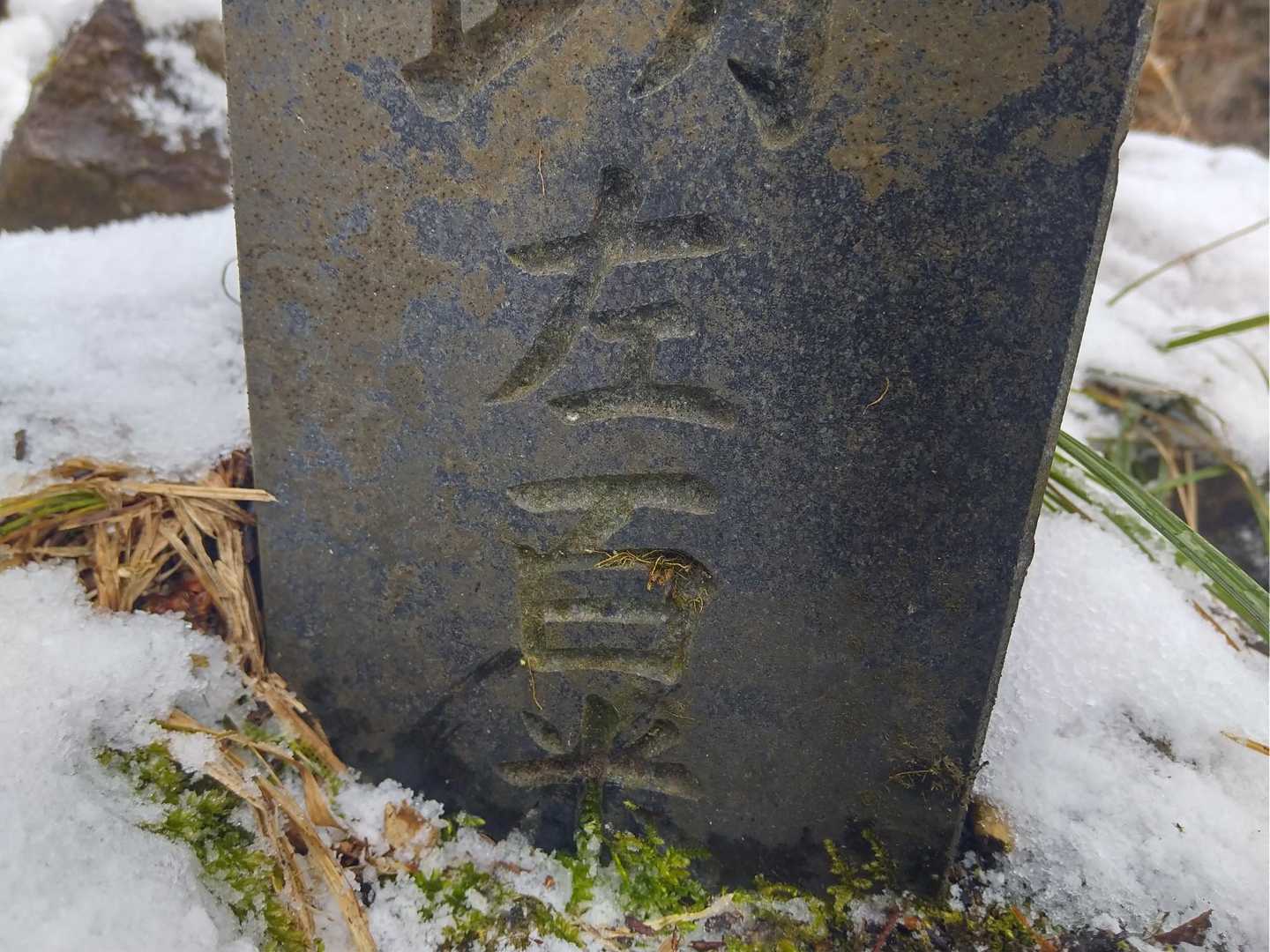 根元を見ると、左百米