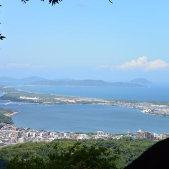 望遠岩から志賀島