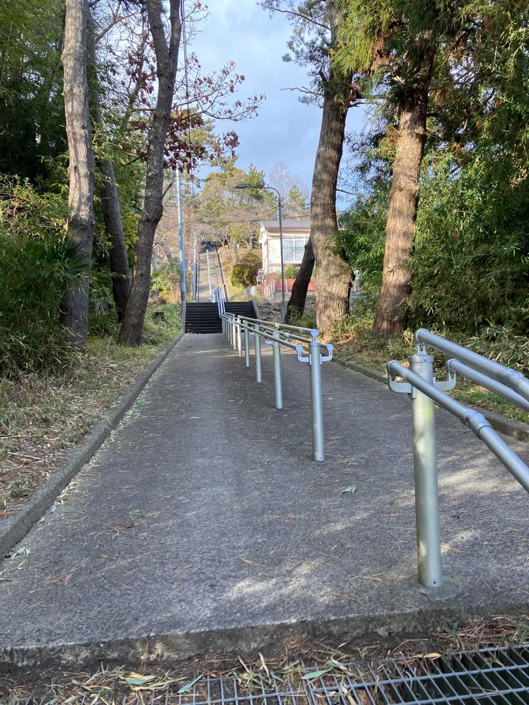 羽黒山神社参道。
