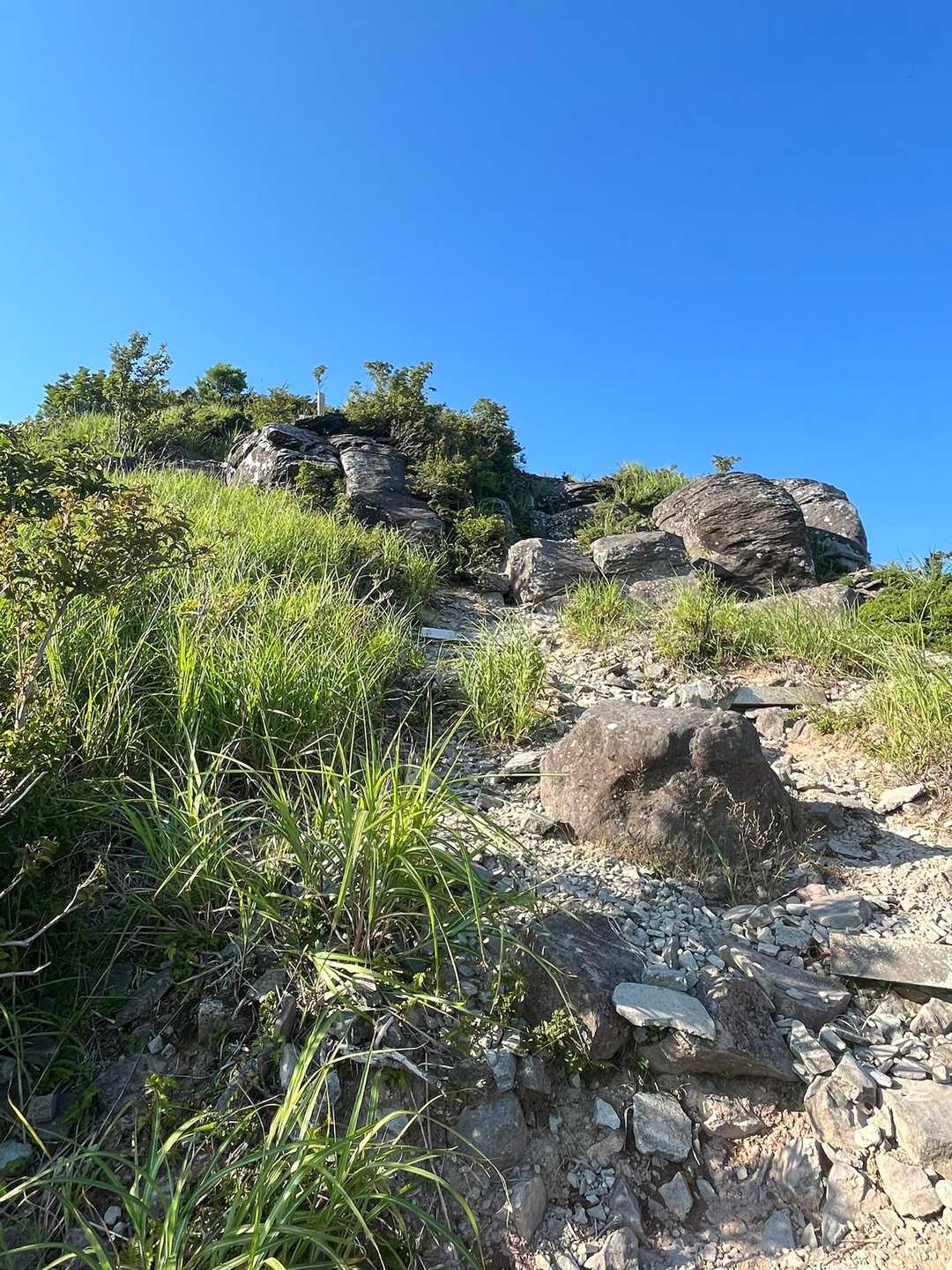 鉢伏山の隣りのピーク