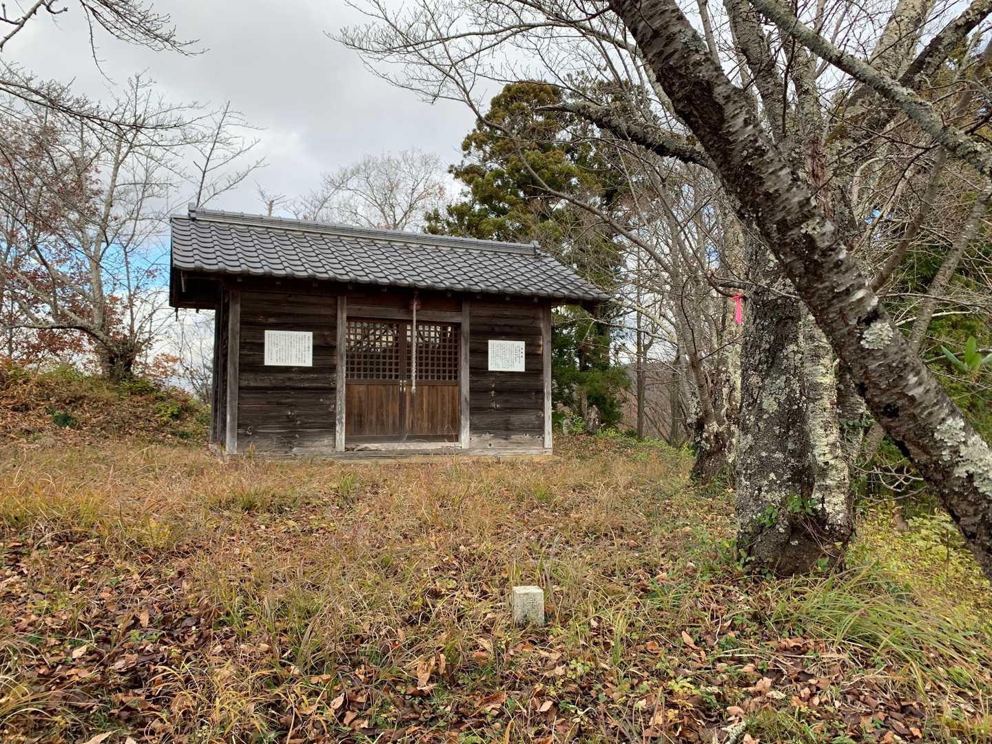 山頂。四等三角点　227.3m