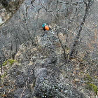 登山道が整備されていない分裏妙義よりもハードでした、まさかこんな山だったとは😆