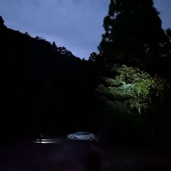 すっかり暗くなりました。

それでも、無事下山できたことに感謝です🙏