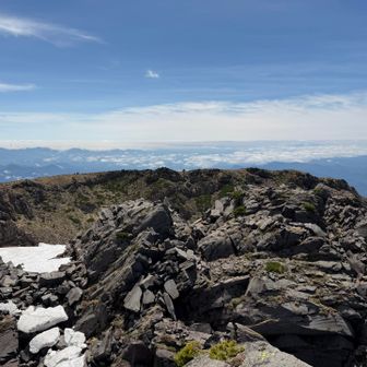 山頂の景色