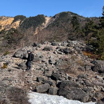 水の塔山が見えてきました♪