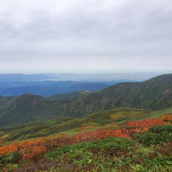 奥には日本海