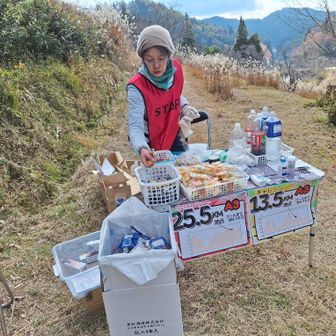 第２エイド
最後の水分補給